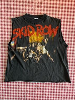 Vintage 1991 Skid Row Slave to the Grind Shirt